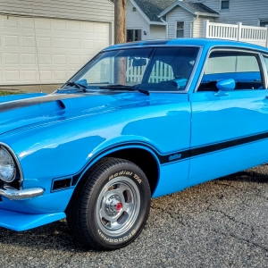 1971 ford grabber blue