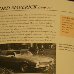 the Maverick a desperately ugly car!