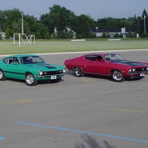 Dads Torino and my Mav