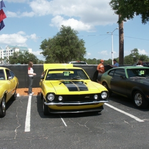 Part-time's And 71gold's Cars At Old Town