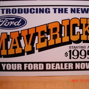 Maverick Sign