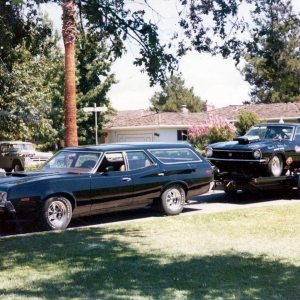 My Maverick 30+ Years Ago On Its Way To Fremont Drag Strip