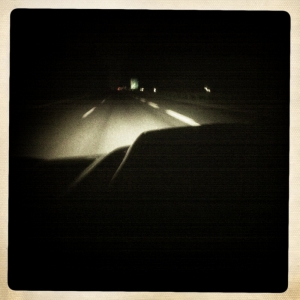 German Autobahn At Night