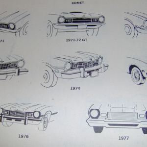 Comet Front End Chart