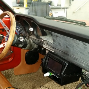 Double din and dash board