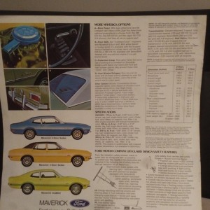 Original 72 dealer brochure