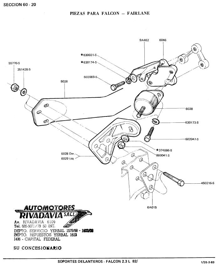 argentinian falcon parts