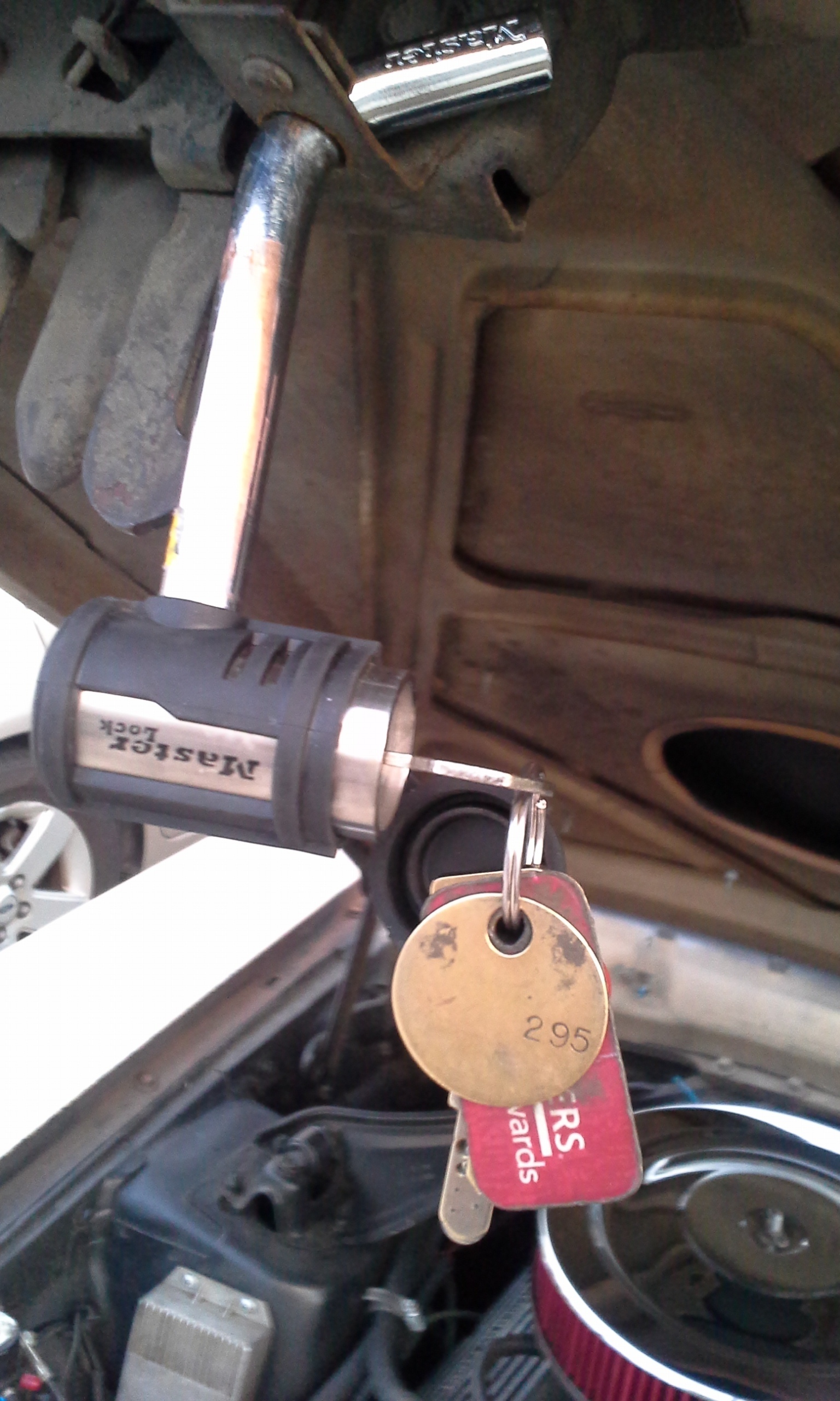Homemade Hood Lock Maverick/Comet Forums picture Homemade Hood Lock Maverick/Comet Forums