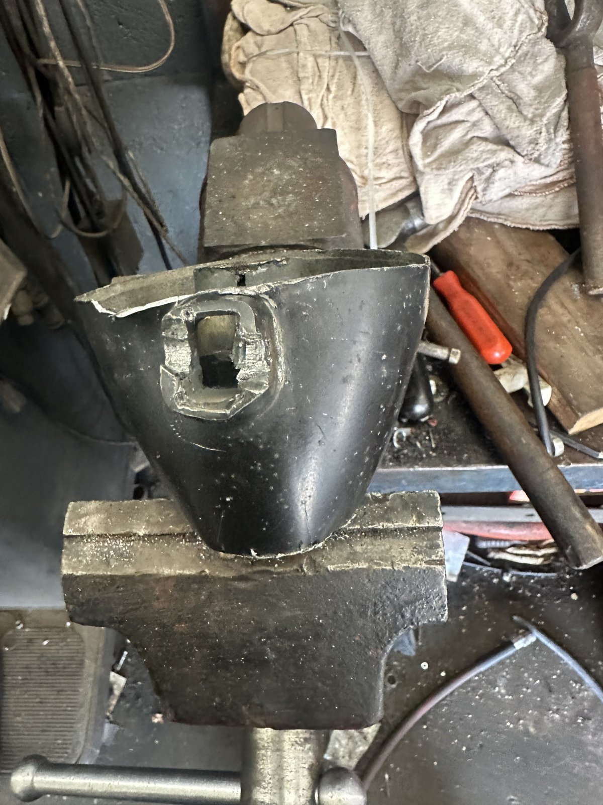 rectangular bore for shifter