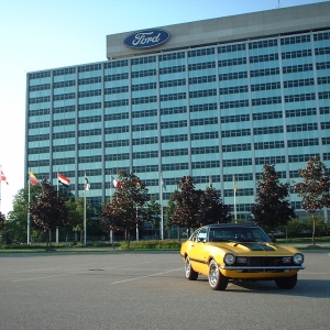 '72 Grabber at Ford World Headquarters