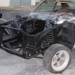 New Suspension And Painted Engine Bay