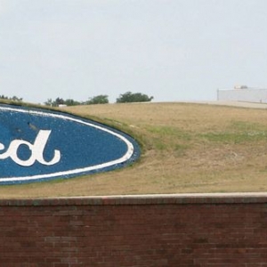 Ford Test Track Viewed Over Fence