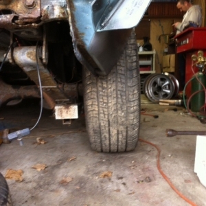 View With Tire Mounted