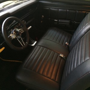 72' Maverick interior