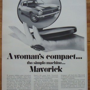 "A Woman's Compact" Advertisement