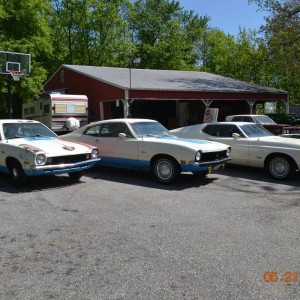 All 3 for Sale: Mustang, Maverick, and Pinto.