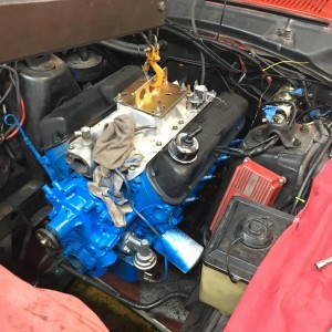 V8 block in