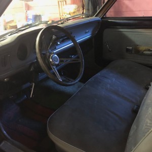 1972 maverick front interior