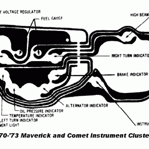 70-73 Maveric and Comet Gauge Cluster Diagram