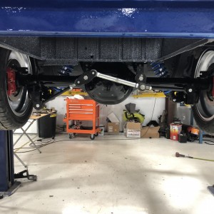 Completing the suspension